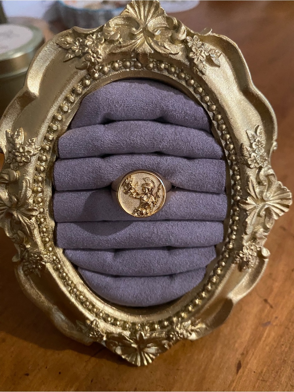 Athena Goddess Signet Ring by Awe Inspired